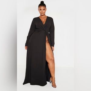 Twist Front Maxi Dress